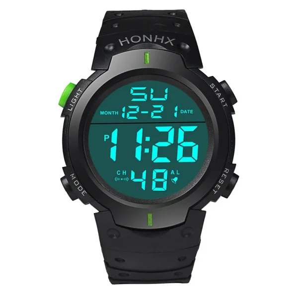 Fashion Waterproof Watch For Men Men's Boy Lcd Digital Sportwatch Date Rubber Sports Wrist Watch Men Мужские Часы 2022 - Image 10