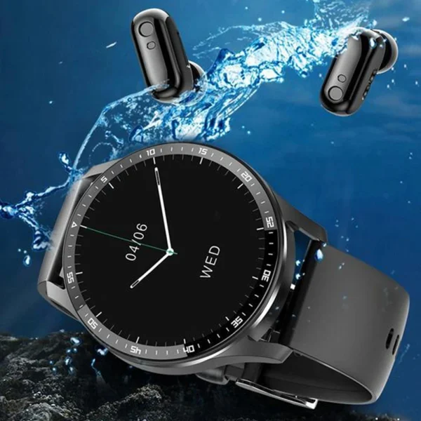 2 in 1 Smart Watch With Earbuds Smartwatch TWS Bluetooth Earphone Heart Rate Blood Pressure Monitor Sport Watch Fitness Watches - Image 6