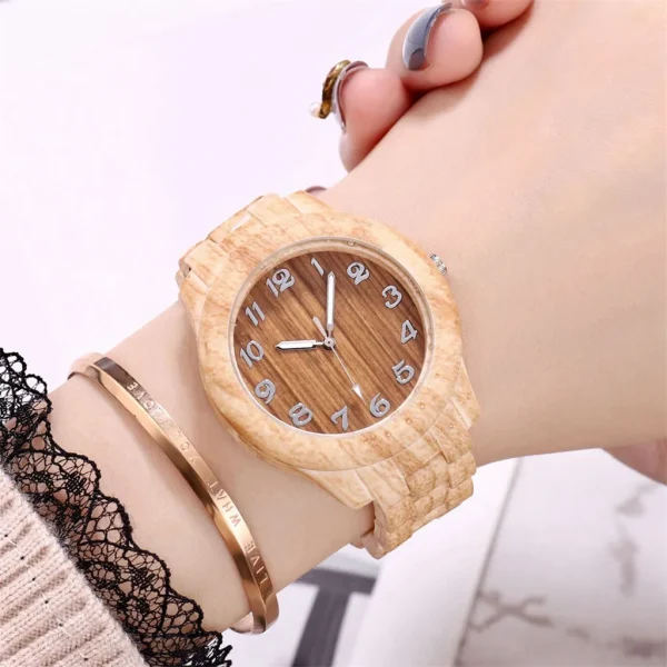 High-End Fashion Wood Watch Men Bamboo Wooden Watches relogio masculino Japan Movement Clock Timepiece Personalized Gift - Image 8