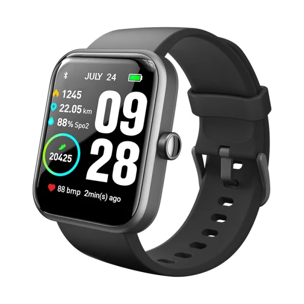 TOZO S2 Smart Watch Alexa Built-in Fitness Tracker with Heart Rate and Blood Oxygen Monitor, Sleep Monitor 5ATM Waterproof