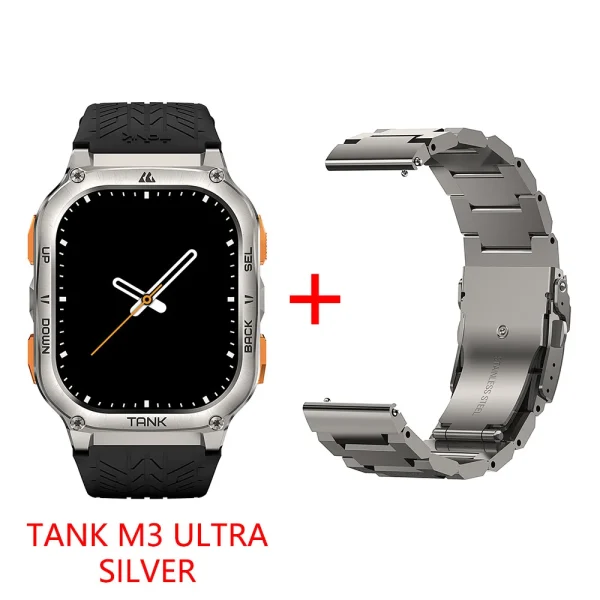 Original KOSPET TANK M3 Ultra GPS Smartwatches Men Waterproof Electronic Smart Watch AOD 480mAh Digital AMOLED Bluetooth Watches - Image 10