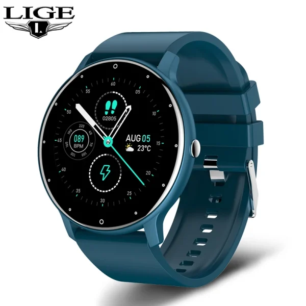 LIGE Smart Watch Men Women Full Touch Screen Sport Fitness Watch Man IP67 Waterproof Bluetooth For Android IOS Smartwatch Men - Image 10