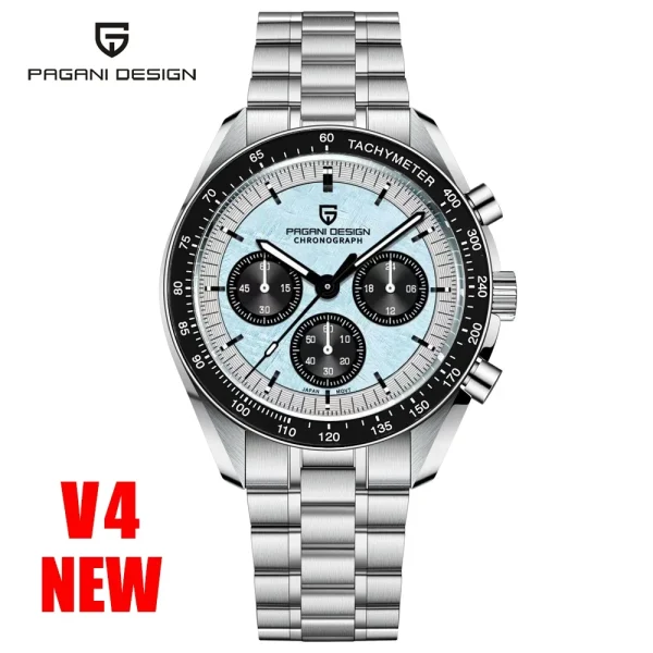 PAGANI DESIGN 2024 New Men's Watches Top Luxury Quartz Watch For Men Auto Date Speed Chronograph AR Sapphire Mirror Wrist watch - Image 16