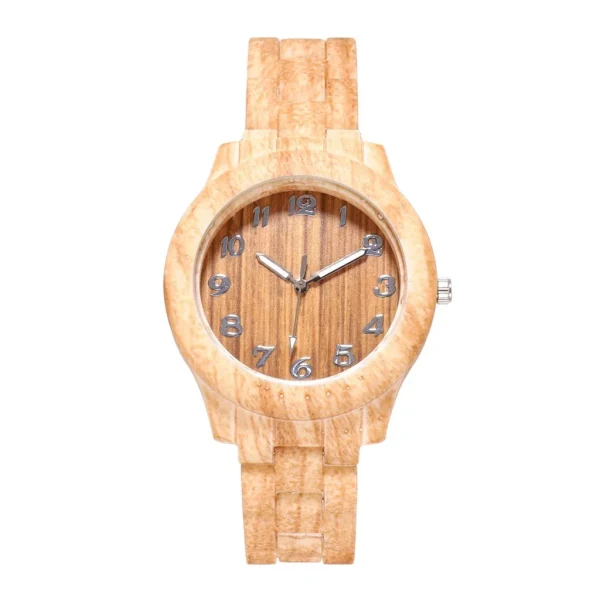 High-End Fashion Wood Watch Men Bamboo Wooden Watches relogio masculino Japan Movement Clock Timepiece Personalized Gift