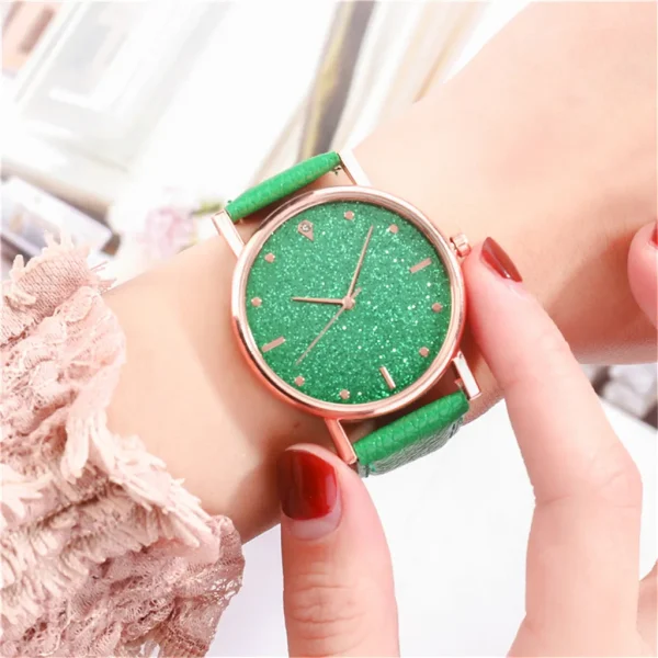 Fashion Belt Wristwatch Circular Dial Simplicity Hight Quality Dress Quartz Clock Everyday Versatile Casual Women Watch 2024 - Image 3