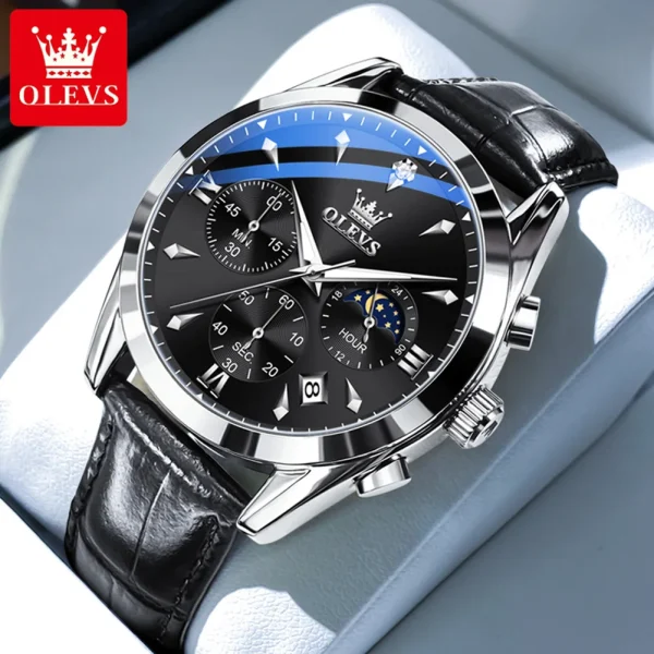 OLEVS 3609 Men’s Watch | Multifunctional Waterproof Quartz Watch | Luminous Luxury Brand Montre Homme - Image 12