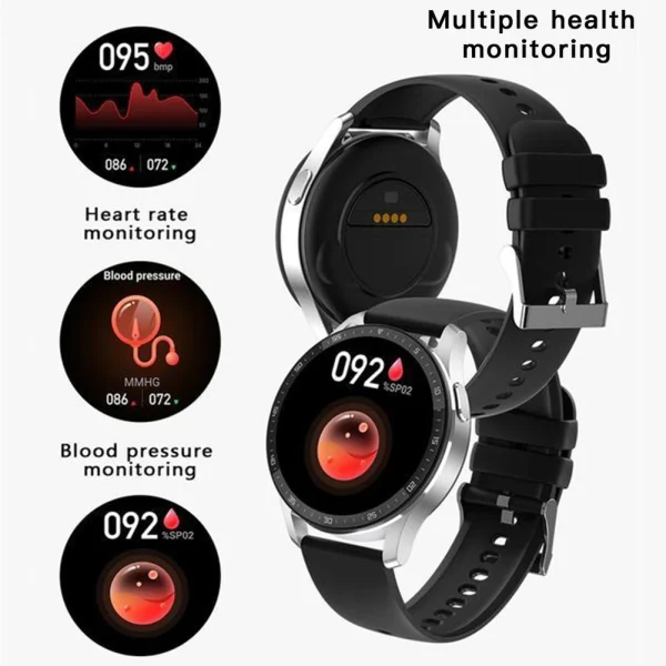 2 in 1 Smart Watch With Earbuds Smartwatch TWS Bluetooth Earphone Heart Rate Blood Pressure Monitor Sport Watch Fitness Watches - Image 3