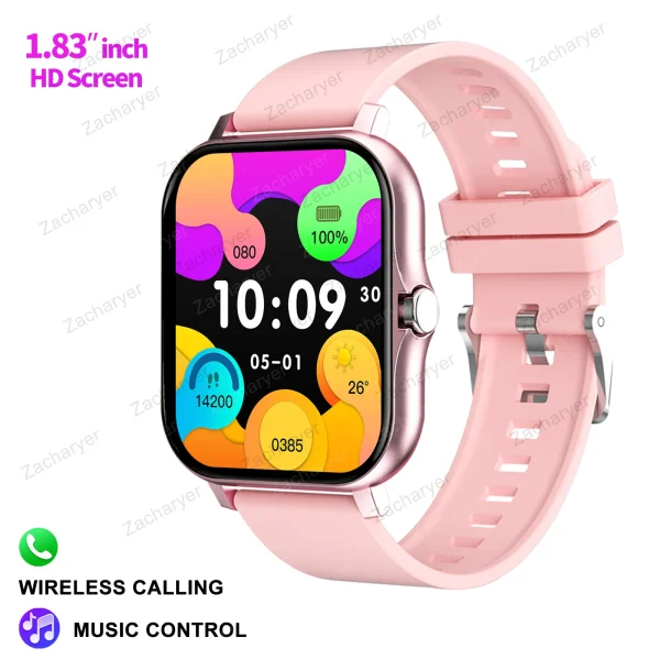 Smart fitness watch, SMS reminder, outdoor sports watch, smart watch for men and women, compatible with iPhone and Android - Image 9