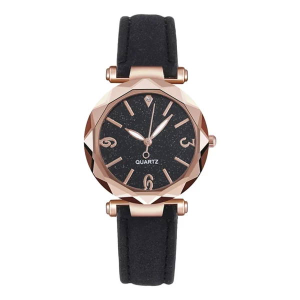 Korean Fashion Analog Simple Ladies Watch Middle School Student Belt Watches Temperament Women'S Wristwatches Reloj Para Mujer - Image 5