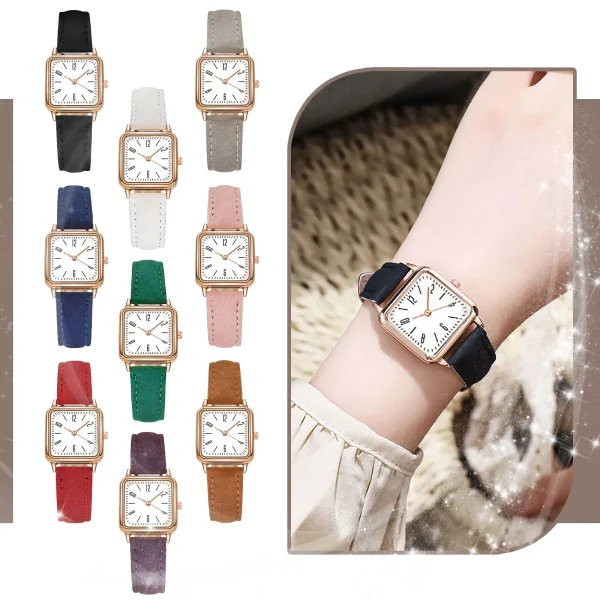 Luxury Quartz Wristwatch Female Watches Simple Ladies Watches Frosted Belt Watches Fashion Quartz Wristwatches Watches For Women - Image 3