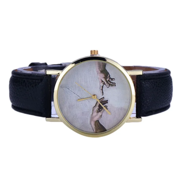 Women Lady Leather Wristwatch Fashion Casual Hight Quality Circular Dial Quartz Clock Simplicity Versatile Casual Watch 2024 - Image 2