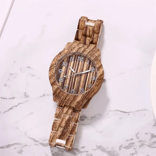 High-End Fashion Wood Watch Men Bamboo Wooden Watches relogio masculino Japan Movement Clock Timepiece Personalized Gift - Image 9