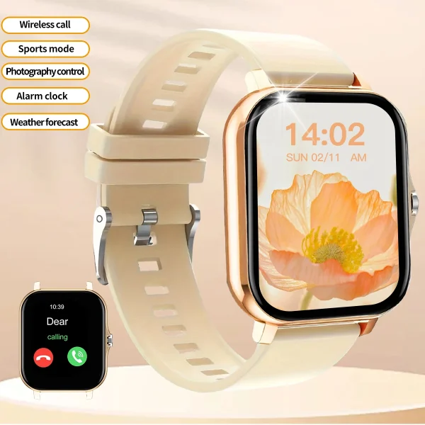 Bluetooth Smartwatch with Call & Music | Touch Dial Fitness Tracker for Android - Image 7