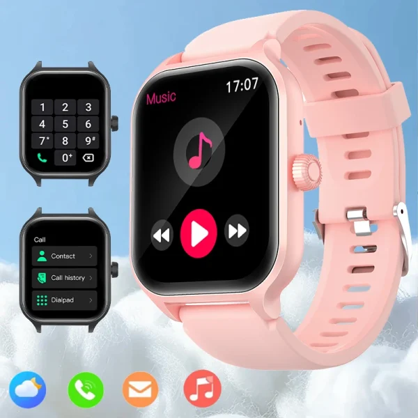 Smartwatch with Wireless Calling, Multi-Sport Modes, and SMS Reminders | iPhone & Android Compatible - Image 7