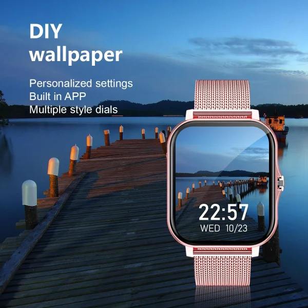 Smartwatch with Wireless Calling, Sport Modes, and Fitness Monitoring | iPhone & Android Compatible - Image 5