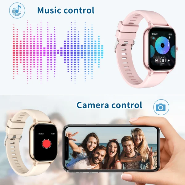 Smartwatch with Wireless Calling, Sport Modes, and Fitness Monitoring | iPhone & Android Compatible - Image 4